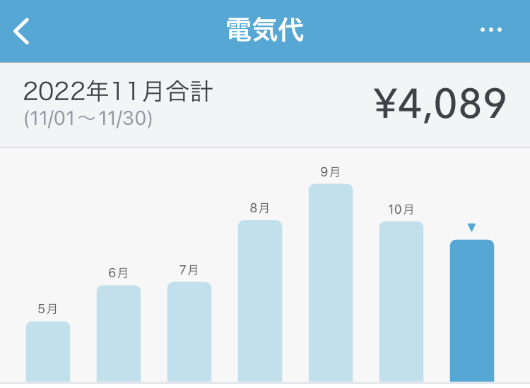 11月の電気代